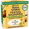Garnier Shampoo solido, shampoo districante per capelli secchi e indisciplinati, per una maggiore lucentezza e morbidezza, veri tesori, 1 x 60 ml