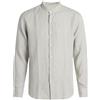 BRIONI - Camicia in lino - Grigio chiaro