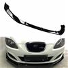AeroVantix 3pz Labbro Splitter Paraurti Anteriore Nero Lucido Seat Leon MK2 1P 2009-12