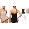 Pompea Canotta Spalla Stretta Donna Seamless 2937 Pompea Nero S/M 2pz