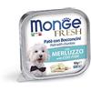 Monge Fresh Codfish, Cibo Umido per Cani (Cibo Umido a Base di Pesce merluzzo, di Alta qualità, Senza coloranti e conservanti, Gustoso Cibo per Cani, 100 g)