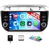 CAMECHO 4+64G Android 15 Carplay Autoradio per Fiat Punto (2012-2016), Nav Wireless Carplay Android Auto, Stereo con Schermo da 7 Pollici Bluetooth 5.0 RDS/FM Mirror Link EQ