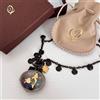 Q-pot. Collana Qpot Disney Sirenetta Ariel Flounder Sebastian Dome Charm di perle