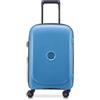 DELSEY PARIS - BELMONT PLUS MR (Materiale Riciclato) - Valigia rigida da cabina 55 cm x 35 cm x 25 cm - 34 L - S - Blu zinco