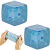 HhBdy 2 Pezzi Pallina Antistress, Squishy Design a Fiocco di Neve (4,5 cm) | Stress Ball Estrudibile, Giocattoli Antistress Rimbalzo Lento Cubi Spremibili Sensoriali per Adatto a Bambini e Adulti