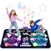 maysida Tappetino da ballo ricaricabile per 2 bambini, 6 x 2 LED, per bambini da 3 a 12 anni e adulti, 6 modalità di gioco, 12 pulsanti LED, grande 160 x 97 cm, compleanno per ragazze e ragazzi