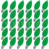 SOFOC E12 C7 30Pcs Effetto Cristallo Luci Natalizie LED Ambientali Verde Per Esterno Giardino Casa Festa Matrimonio Decorazione Albero di Natale 220V Plug & Play