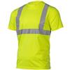 Högert Technik Maglietta in Policotone, Giallo/Arancione, S-3XL (48-58), Gilet Riflettente, Traspirante, Leggero, a Maniche Corte, Abbigliamento da Lavoro, Camicie visibili