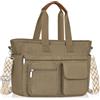 JUYANO Borsa Donna, Grande borsa tracolla donna in Velluto a Coste Leggero | Multitasche Borsa Porta PC 13-14 Pollici, Borse Donna Tote Bag per Shopper Viaggo Lavoro Universita Ufficio