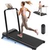 THERUN Tapis roulant THERUN 2-in-1 sottoscrivania, inclinazione del 6% o del 10% | 10 km/h o 6 km/h, con motore silenzioso da 2,75 PS, telecomando e pannello LED per casa e ufficio