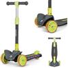 LIONELO Timmy Monopattino a 3 Ruote per Bambini da 3 Anni fino a 50 kg | Altezza Regolabile, Pedana Antiscivolo, Freno, Ruote e Pedana con Illuminazione LED