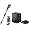 Black+Decker Idropulitrice BXPW1900C, Compatta, ad Alta Pressione, per Auto ed Esterni Casa, Pressione max. 150 bar, Portata max. 460 l/h, Potenza Assorbita 1900 W
