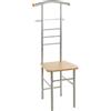 HAKU Servo Muto da uomo alu, faggio, MDF, metallo - Dim. L 46 cm x A 119 cm x P 50 cm, Stile Moderno