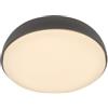 BRILONER - Plafoniera LED con luce bianca calda, 10W, 1200lm, lampada soffitto, plafoniera 28,5x7,6 cm, antracite