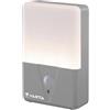 Varta Luce notturna LED con sensore di movimento Motion Sensor Light, IP44 | 3 m portata, 2 livelli di luce, Schraube, magnete e nastro adesivo, incl. 3x AAA Pile, Bianco, involucro robusto e durevole