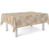 ECOMMERC3 Tovaglia plastificata antimacchia rettangolare 220x140 Sil Beige | Per il tavolo da otto, superficie continua che non assorbe, fabbricata in Spagna
