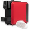 Girmi MC75W Macchina da Caffè a Cialde Caffè Concerto, Rosso | Per cialde in carta, espresso e caffè lungo personalizzabili, 1400 W, 20 bar, espulsione automatica e serbatoio da 1 L