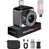 HIKMICRO Mini2Plus V2 Termocamera, iOS/Android, 256x192 IR | 512x384 SuperIR, Messa a Fuoco Manuale, USB-C/Lightning, PCB & Elettronica, 25Hz, Telefono/Tablet/PC