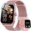 taopodo Smartwatch Donna, 1,83" HD Orologio Smartwatch Donna con Chiamate Bluetooth, 120+ Modalità Sport, Monitoraggio Salute 24/7, Impermeabile IP68, Fitness Tracker Compatibile con Android e iOS, Rosa pink