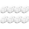 deleyCON Modulo Keystone Jack RJ45 CAT6 (Set da 8 Pezzi) per Cavo LAN - 1 Gbit/s - T568A/T568B, AWG 23-26 UTP - Plastica - per Patch Panel, Presa di Rete - Bianco