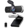 UGREEN FineCam Lite 4K Webcam 30FPS Ultra HD Webcam USB Messa a Fuoco Auto | Con Adattatore USB C Plug and Play per Computer Windows MacOS Linux Streaming Youtube Skype Call Video Zoom Video Conferenze