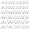 deleyCON Modulo Keystone Jack RJ45 CAT6 (Set da 48 Pezzi) per Cavo LAN - 1 Gbit/s - T568A/T568B, AWG 23-26 UTP - Plastica - per Patch Panel, Presa di Rete - Bianco