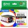 colorfly Cartucce 953XL compatibili con HP 953 XL officejet 7720 | Cartucce per stampante HP Officejet Pro 8710 7740 7720 8210 8720 7730 8218 8715 8718 8725 (confezione da 5)