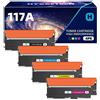 Hyggetech 117A Toner Compatibile per HP 117A Toner, 4 Pezzi | Compatibile con HP Color Laser 150a, 150nw, Color Laser MFP 178nw, 178nwg, 179fnw, 179fwg
