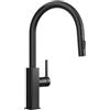 CECIPA Miscelatore Cucina Nero con Doccetta Estraibile, Rubinetto Lavello Cucina Girevole 360°, Rubinetto Cucina con Doccetta, Rubinetti con Doccia Acciaio Inox, Rubinetto Lavandino Cucina