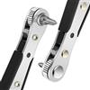 OSDUE 110mm Mini Chiave a Cricchetto Doppia, 1/4" Cacciavite Magnetico | 6,35 mm 1/4" Cacciavite Magnetico, Nero