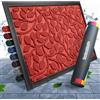 Bodenständig® Zerbino ingresso esterno - antiscivolo e assorbente rosso | Sistema di scanalature 2.0 - zerbino ingresso esterno 60x90cm - misura perfetta per la porta, ideale interno ed esterno