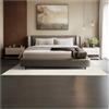 tectake® Tappeto Salotto, Tappeto Pelo Corto, Tappeti Salotto Design Elegante, Tappetino morbido, Lavabile in Lavatrice, Ideale per Sala da Pranzo, Camera, Studio, Soggiorno - Crema - 160 x 230 cm