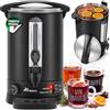 TRESKO® Bollitore per Vin Brulè 10L / 1500W Automatica da Cucina in Acciaio Inox Bollitore Vin Brulè Dispenser di Bevande Calde Distributore di Acqua Calda