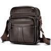 BAGZY Borsello Uomo Tracolla Pelle Tracolla per Borsa Borsello Uomo Pelle Borsa a Tracolla Piccola Tracolla Pelle Uomo Borsa da Viaggio Tracolla Uomo Tracolla Uomo Pelle Regalo Uomo