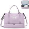 SEAFEW Borsone da Viaggio Bagaglio a Mano 40x30x20 Ryanair Borsa da Viaggio | Borsa da Cabina Ryanair Borsa Palestra Sportiva con scomparto scarpe Borsa Ospedale Parto per Uomo e Donna,Viola Chiaro