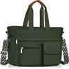 JUYANO Borsa Donna, Grande borsa tracolla donna in Velluto a Coste Leggero | Multitasche Borsa Porta PC 13-14 Pollici, Borse Donna Tote Bag per Shopper Viaggo Lavoro Universita Ufficio