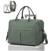 WEPLAN Borsone da Viaggio Donna Borsa Bagaglio a Mano 45x36x20 Easyjet | Borsa da Viaggio con Spazio Espandibile Borsa Parto Ospedale Mamma Borsa Cabina Weekend Borsone Palestra,D03-Verde Militare