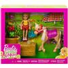 Barbie Playset di Fattoria Sweet Orchad, Bambola Chelsea con Pony e Accessori, Giocattolo per Bambini 3+ anni, GFF50