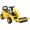 AIYAPLAY Rullo Compressore Cavalcabile per Bambini 1-4 Anni, Giallo | Macchina Cavalcabile, Rullo Anteriore Sollevabile, Clacson. Vano Sotto il Sedile