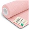 Amazinggirl Mussola di Cotone al Metro Tessuto Mussolina Leggero per Cucito | Stoffa morbida per Cucire Copertina Runner Tavolo Abito Estivo Bimbi Accessori Oeko Tex 0,5 M x 160 cm Rosa