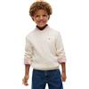 Tommy Hilfiger Cotton Cable Sweater Kb0kb09753 Pullover Bambini e Ragazzi