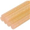 QUARKZMAN 6Pz Stick Colla a Caldo Mini per Pistola per Colle 7mm x 100mm Colla a Caldo Bastoncini Piccoli Ricariche, Glitterato Arancione
