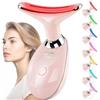 Eshomey Massaggiatore viso contro le rughe, dispositivo di bellezza del viso con 3 modalità, 45 ℃ V Face Beauty Meter apparecchio viso per tonificare la pelle e lifting EMS, massaggiatore viso per uomo e