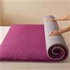 LGQLYH Materasso Futon Pieghevole Giapponese Singolo/Matrimoniale 80X190,90X190,140X190,160X190cm Tatami Materassi da Pavimento Imbottito Portatile Materassino per Dormitorio Studentesco(90x190cm,Purple)