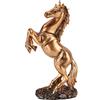 FOLOSAFENAR Statua di cavallo in piedi Feng Shui Galloping Horse Statua di cavallo in resina in stile europeo statue cheval 12 . 40x7 . 09 pollici Statua di Statues