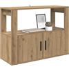 vidaXL Mobile di Credenza in Legno Multistrato 80x30x60 cm Colori Diversi