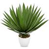 Oairse Piante artificiali Yucca Bonsai Grande pianta artificiale in vaso Albero Yucca artificiale per interno ed esterno Decorazione moderna Bagno Soggiorno Camera Balcone
