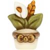 THUN - Vasetto con Calla e Spiga - ceramica - Bomboniere - 4,5x3,5x6 cm h