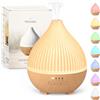 PROVINA Diffusore di Oli Essenziali 120 ml con Timer e 9 Luci | Nebbia ultrasonica silenziosa fino a 8 ore, spegnimento automatico e controllo indipendente per casa e ufficio
