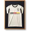 K-Möbel Cornice per maglia Marrone 70x100 cm - Made in Germany - Teca maglia calcio con sfondo nero - Quadro per maglietta da calcio profondo - Cornici maglie da calcio - Quadro per maglia da calcio